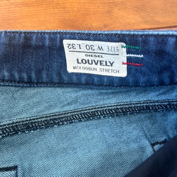 Diesel Blue Flare Wide Leg Jeans Size 30 Made in Italy Women’s jeans - Picture 10 of 16